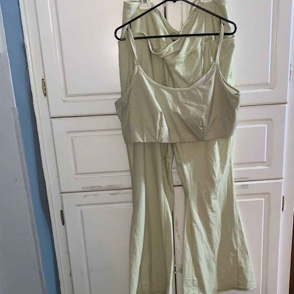 Fabletics Olive Checkered Activewear